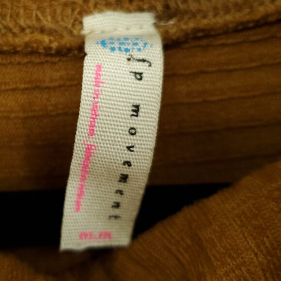 Free People FP Movement Can't Handle This Turtleneck M High Atlas Brown/Tan - Picture 4 of 16